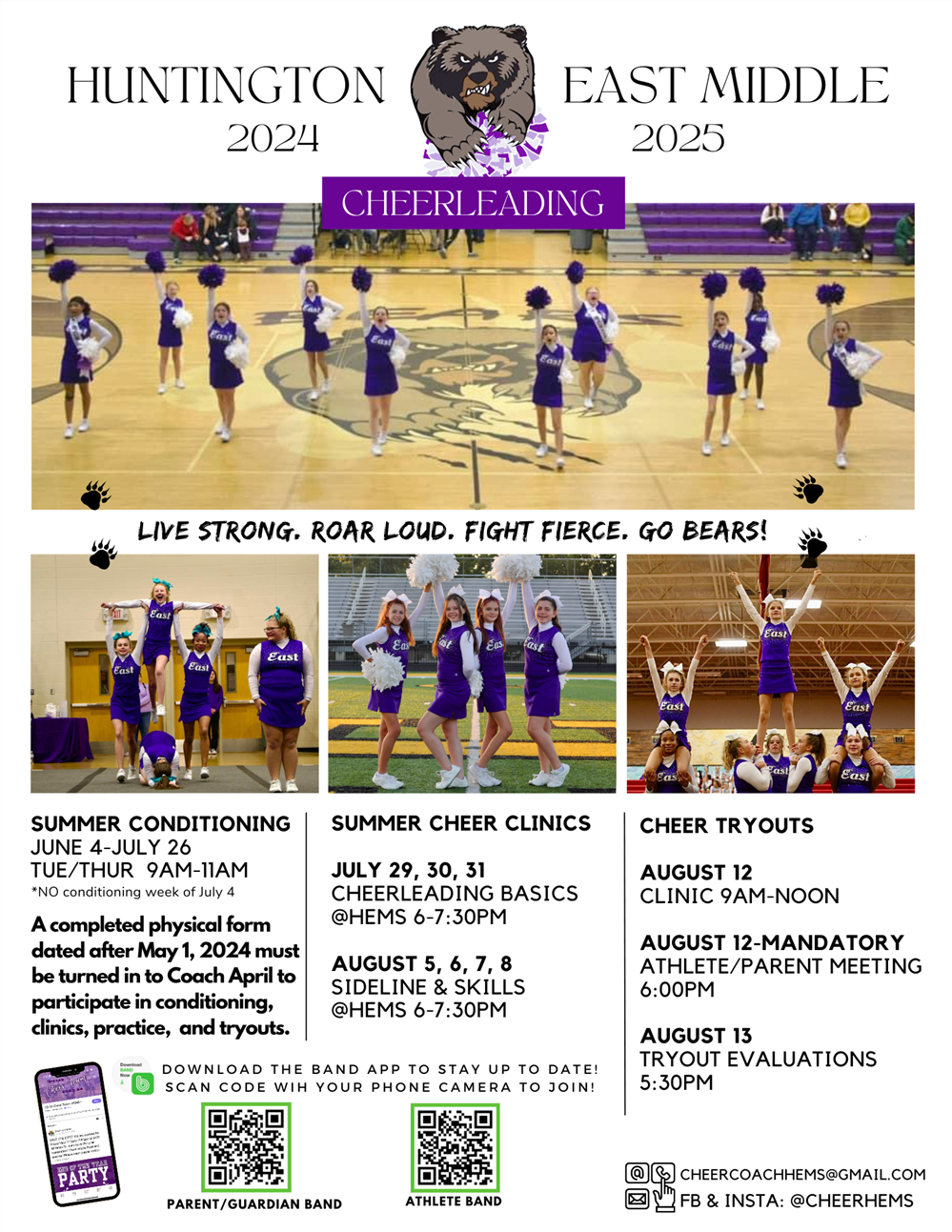 HEMS Cheerleading Information Sheet 